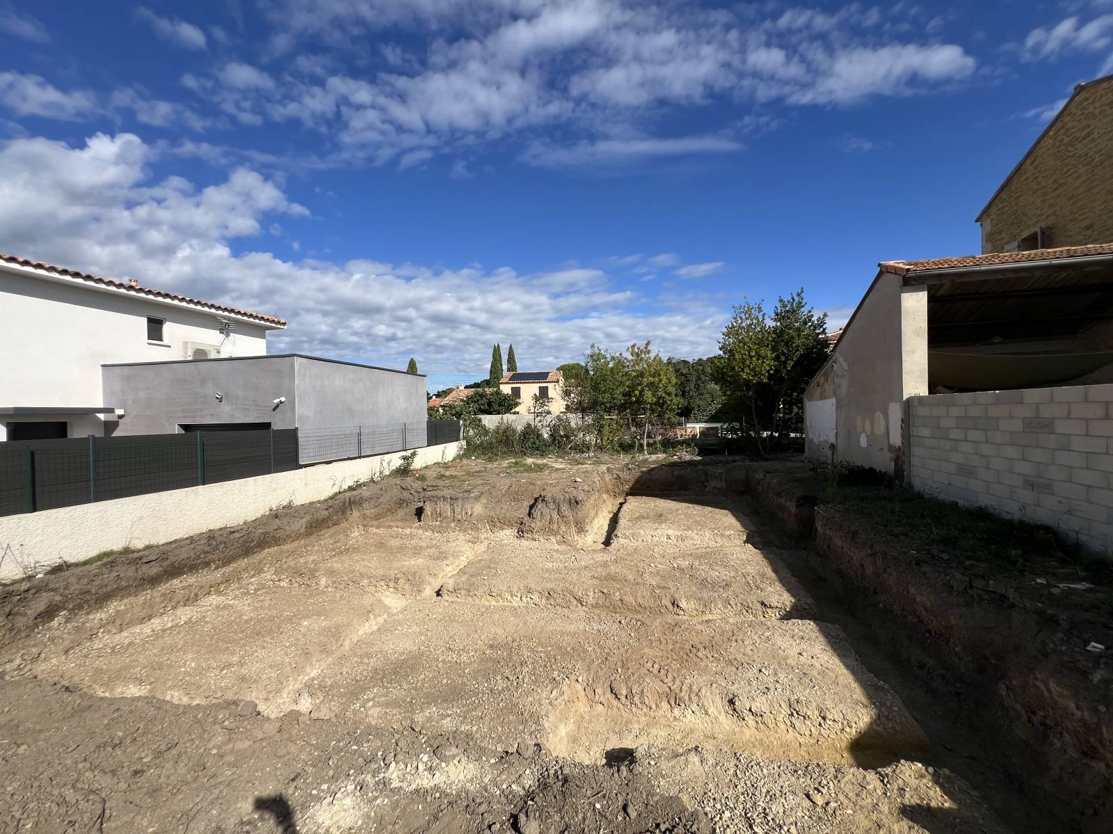 Réalisation des fondations 